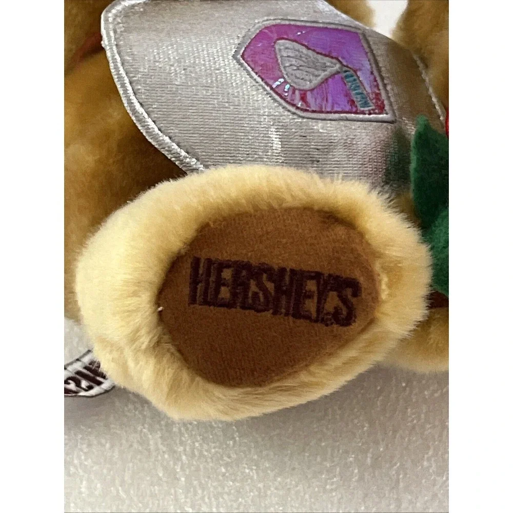 Hershey's Be My Valentine Kiss Bear With Rose - Retired Vintage Collectible NWOT